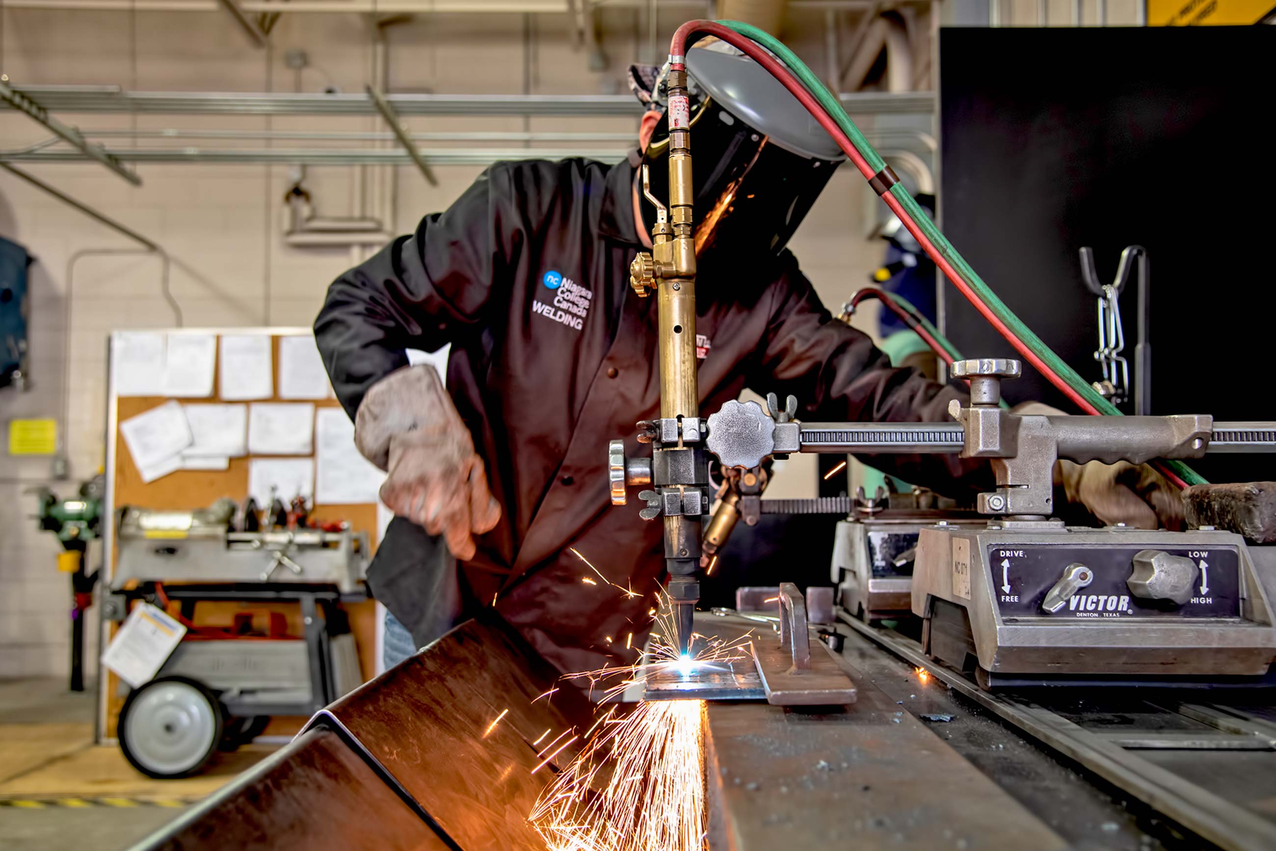 What does the technician need to learn the profession of welding?